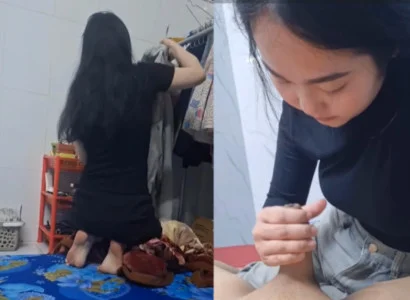 Tôi qua chỗ thằng bạn ốm được thổi kèn miễn phí luôn